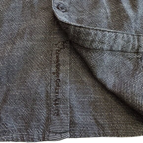 Knowledge Cotton Apparel Long Sleeve Button Down Mens XL Dark Gray Cotton - Picture 7 of 13